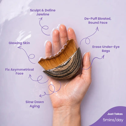LymphaGlow™ Lymphatic Contour Face Brush