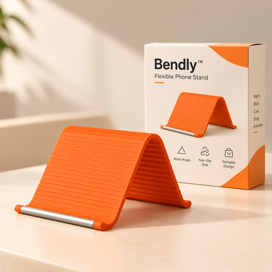 Bendly™ — Flexible Multi-Angle Phone Stand